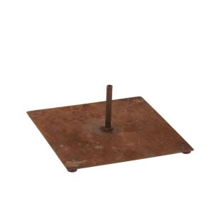 FOOT FOR GARDEN STAKE 1 PIN IRON RUST
