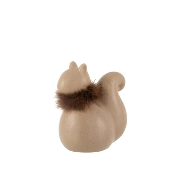 SQUIRREL PORCELAIN BROWN LARGE