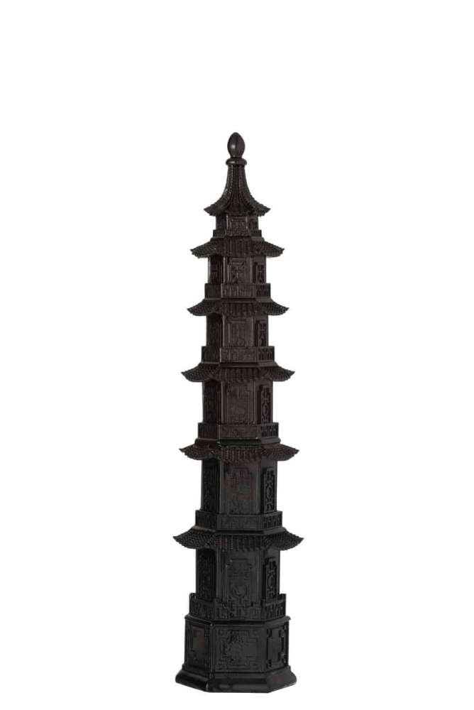 ORIENTAL TEMPLE POLY BLACK MEDIUM
