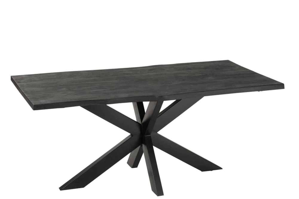 DINING TABLE GERARD MANGO WOOD BLACK