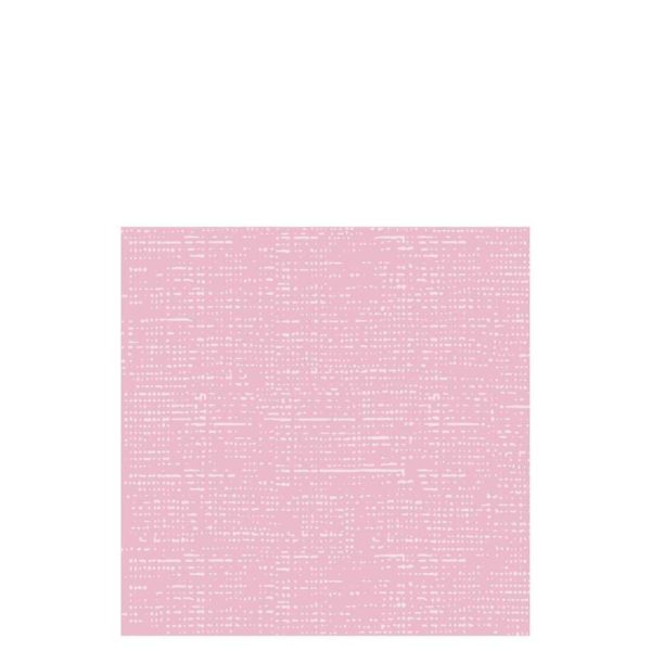 PACK 12 NAPKINS TEXTTILE TOUCH PAPER LIGHT PINK LARGE