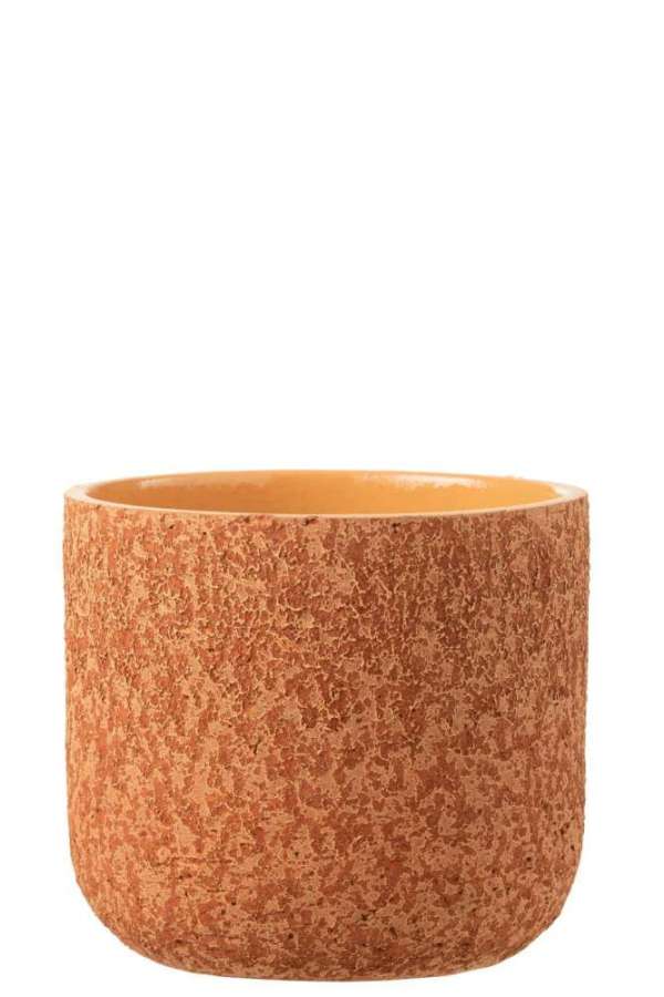 FLOWERPOT ROUGH CERAMIC TERRACOTTA X-LARGE