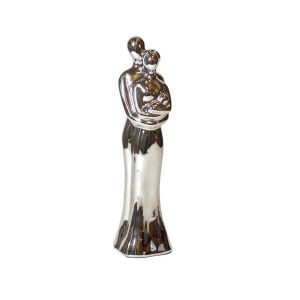 Figur Familie Sølv Liten 31Cm