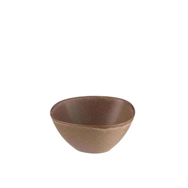 BOWL LOUISE CERAMIC COGNAC MEDIUM