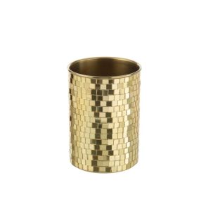 WINE CHILLER MOSAIC STAINLESS STEEL GOLD COLORED