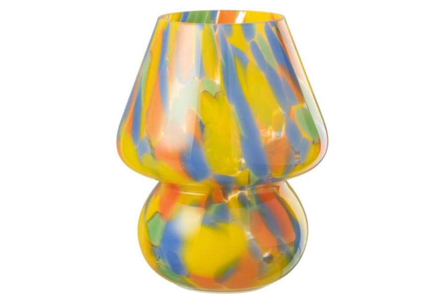 TABLE LAMP RAINB GLASS MIX LARGE