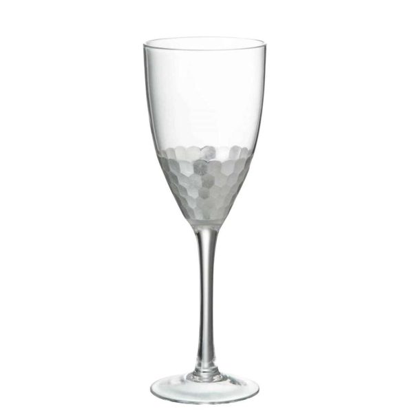 DRINKING GLASS H2O GLASS TRANSPARENT/GOLD