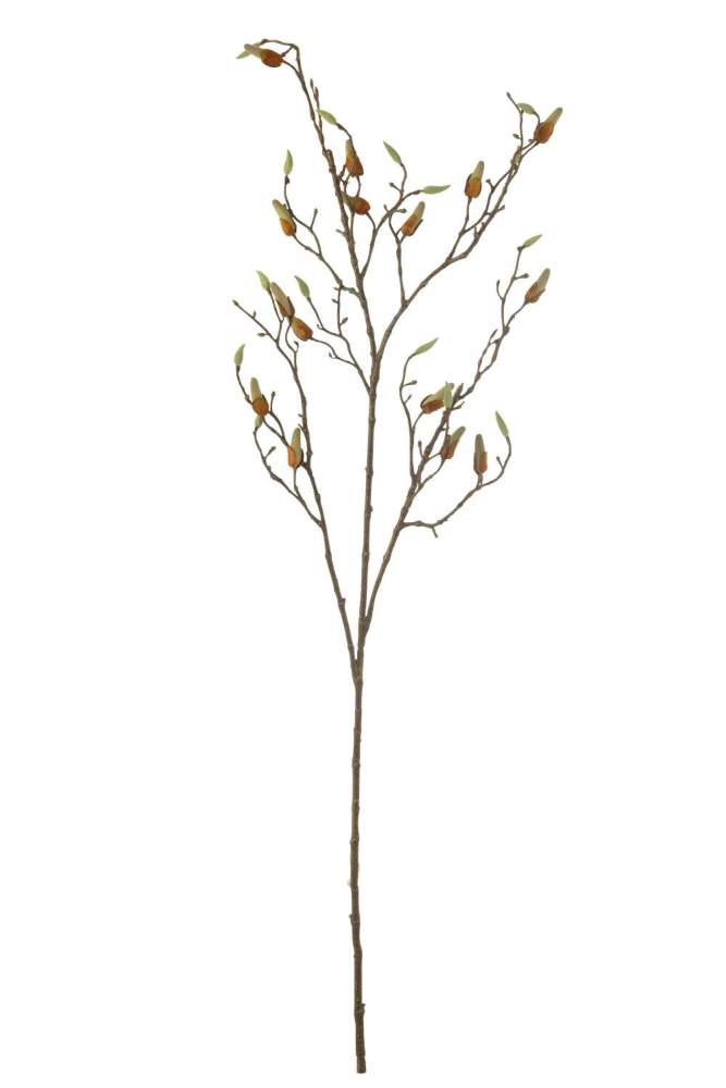 MAGNOLIA BUD ARTIFICIAL BROWN