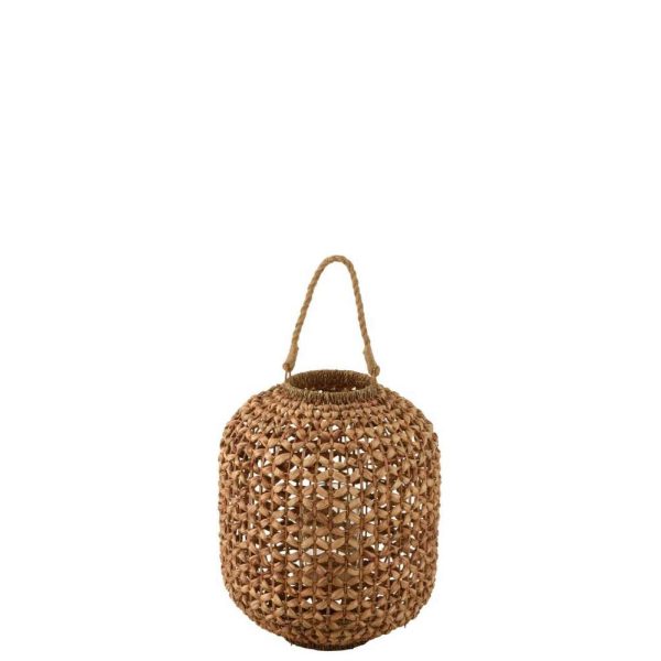 LANTERN LENA WATER HYACINTH NATURAL MEDIUM