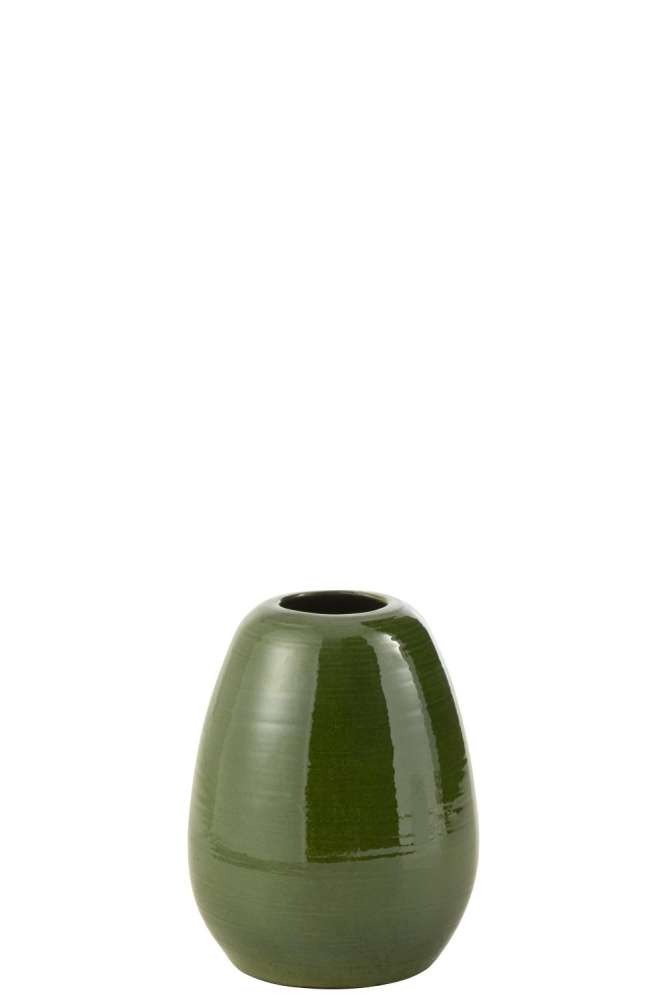VASE LOLA PORCELAIN GREEN SMALL