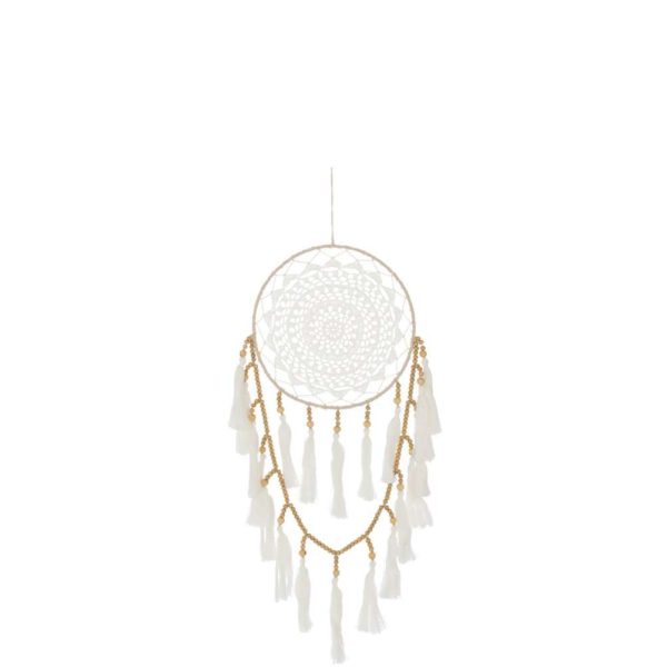 DREAMCATCHER TEXTILE MIX WHITE NATURAL LARGE