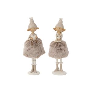 ANGEL HEART+STAR FUR SKIRT RESIN MIX LARGE ASSORTMENT OF 2