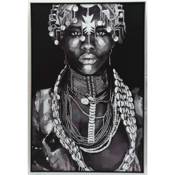 Maleri m/ramme 80x120cm