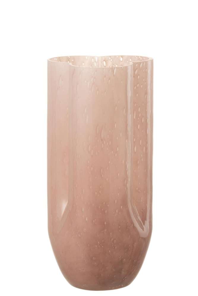 VASE TRIKKIE GLASS PINK
