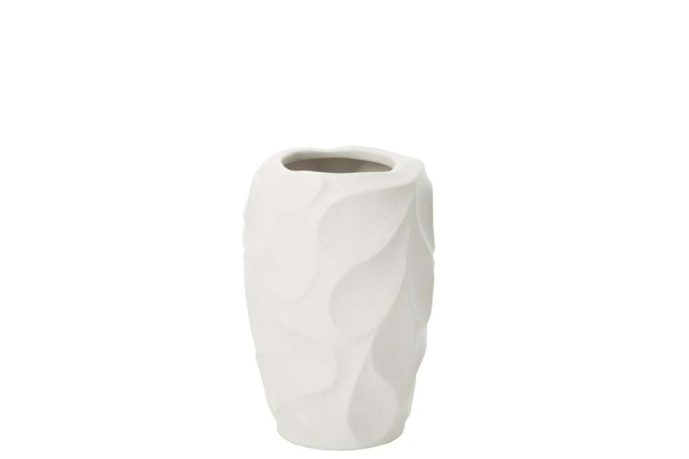 VASE MIRENA CLAY WHITE SMALL