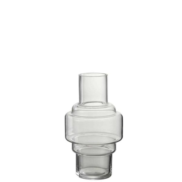 VASE RINO GLASS TRANSPARENT SMALL
