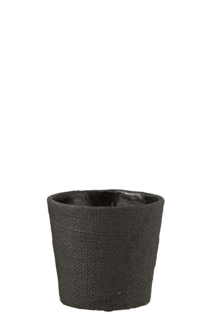 FLOWERPOT BAR CEMENT BLACK MEDIUM