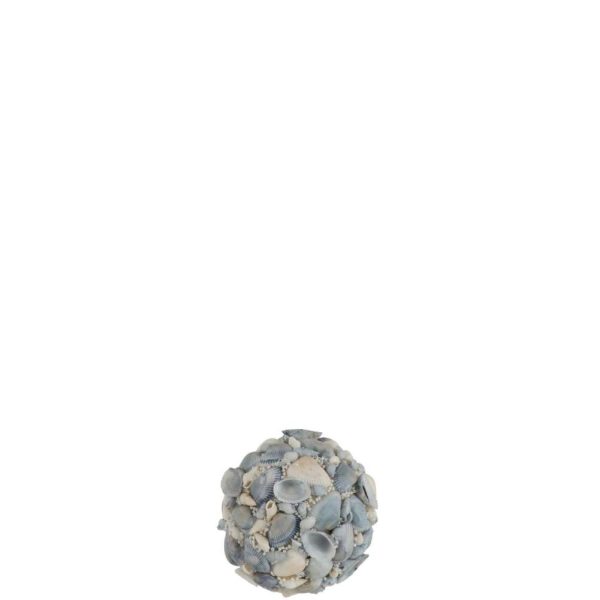 BOULE COQUILLAGES BLEU CLAIR LARGE