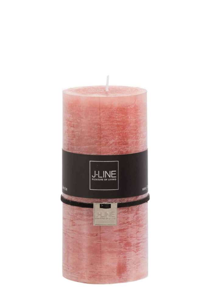 CYLINDER CANDLE TERRACOTTA L -52H