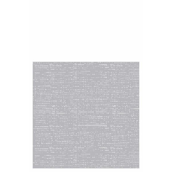 PACK 12 NAPKINS TEXTTILE TOUCH PAPER GREY LARGE