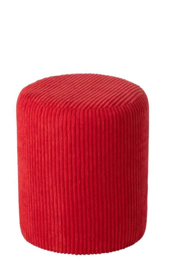 STOOL COLORFUL MDF RED