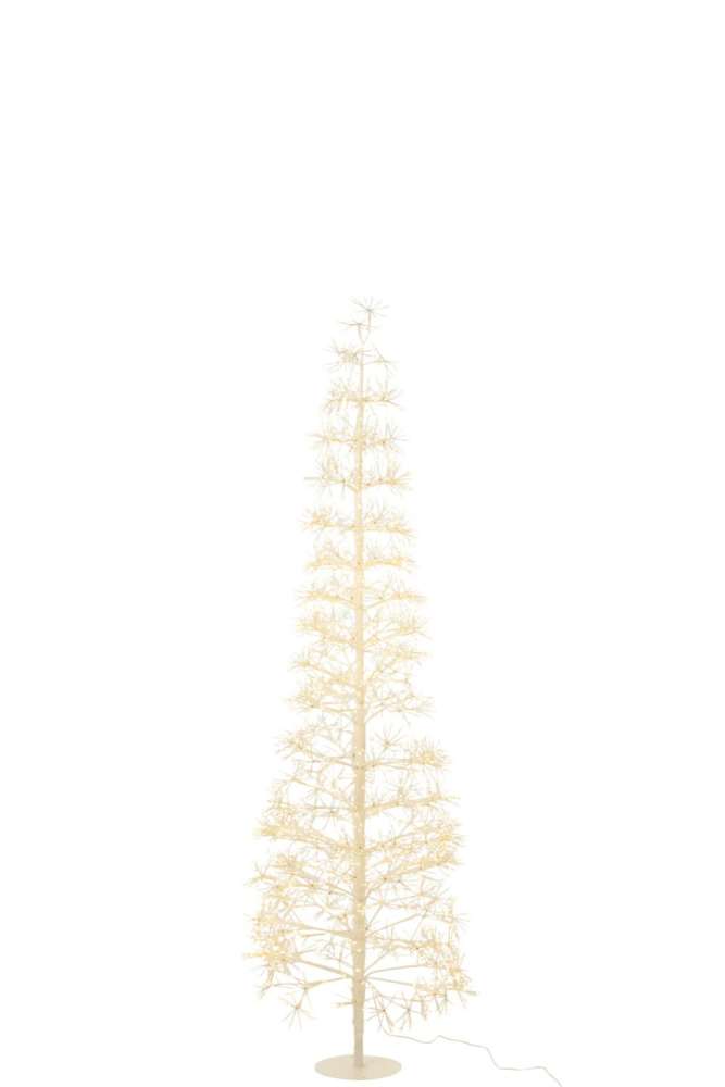 TREE LED WARM WHITE LIGHTS IRON WHITE LARGE