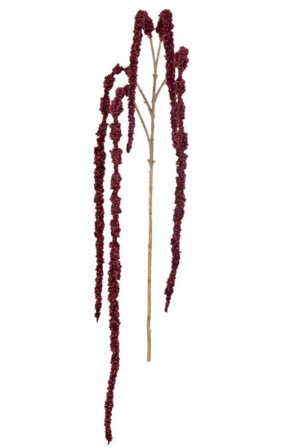 BRANCH AMARANTHUS PLASTIC RED/GOLD