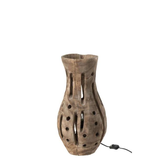 LAMP ELISABETH WOOD NATURAL