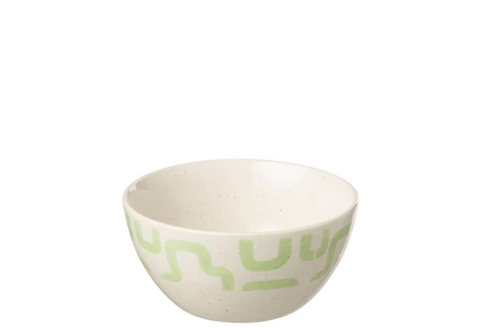 BOWL PATTERN PORCELAIN GREEN