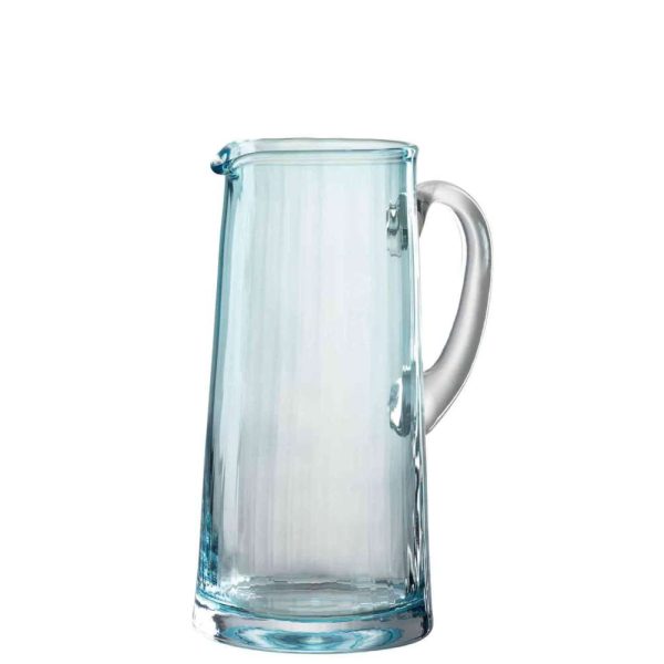 CARAFE LINES GLASS BLUE