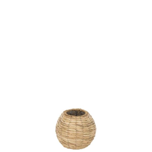 VASE YUMI BALL STRAW NATURAL SMALL