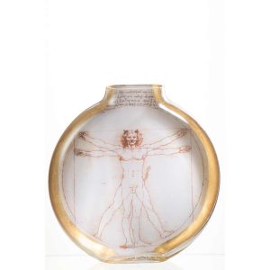 LES CHARTISTES VASE INSPIRÉ PAR HOMME DE VITRUVE  LARGE