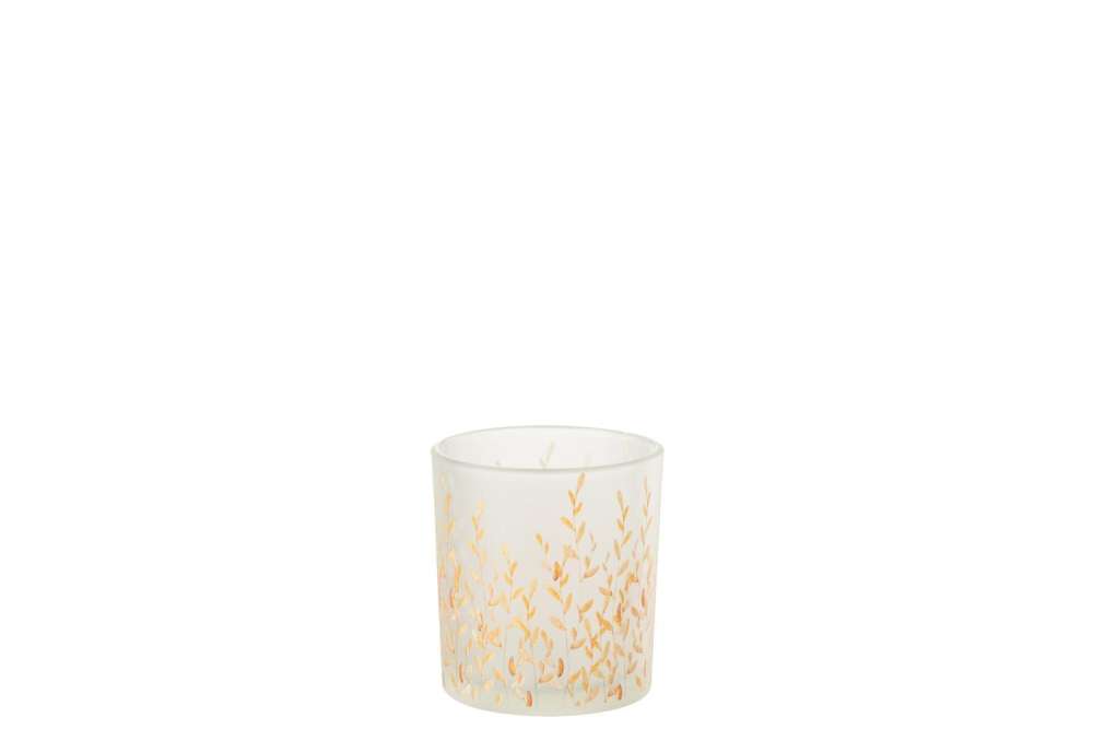 TEALIGHT HOLDER SALLY GLASS ORANGE/TRANSPARENT EXTRA SMALL