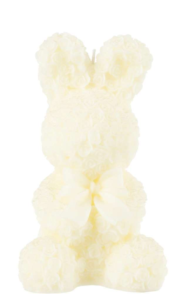 CANDLE RABBIT WHITE LARGE-25H