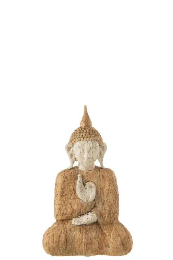 BUDDAH SITTING POLY NATURAL/BEIGE SMALL