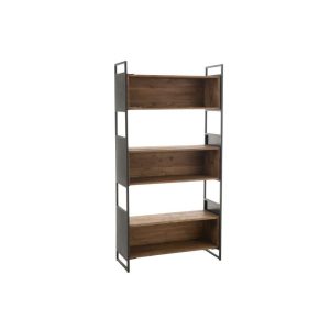 SHELF RUSTIK RECYCLED WOOD/METAL BLACK/NATURAL SMALL