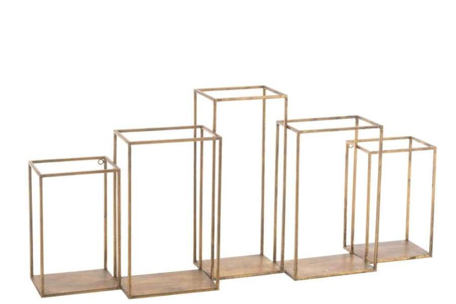 RACK MULTIPLE IRON GOLD