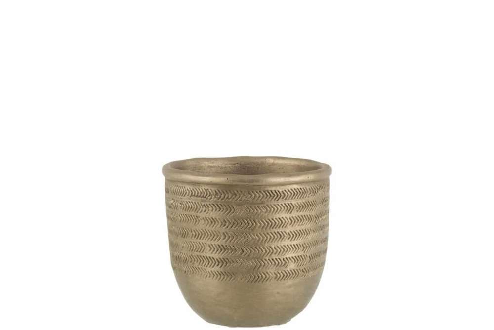 FLOWERPOT CHALET CEMENT GREEN/GOLD MEDIUM