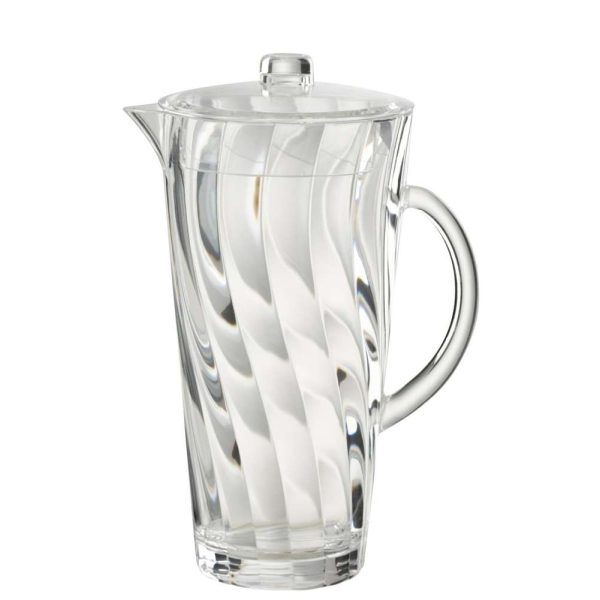 PITCHER WAVE PLASTIC TRANSPARENT