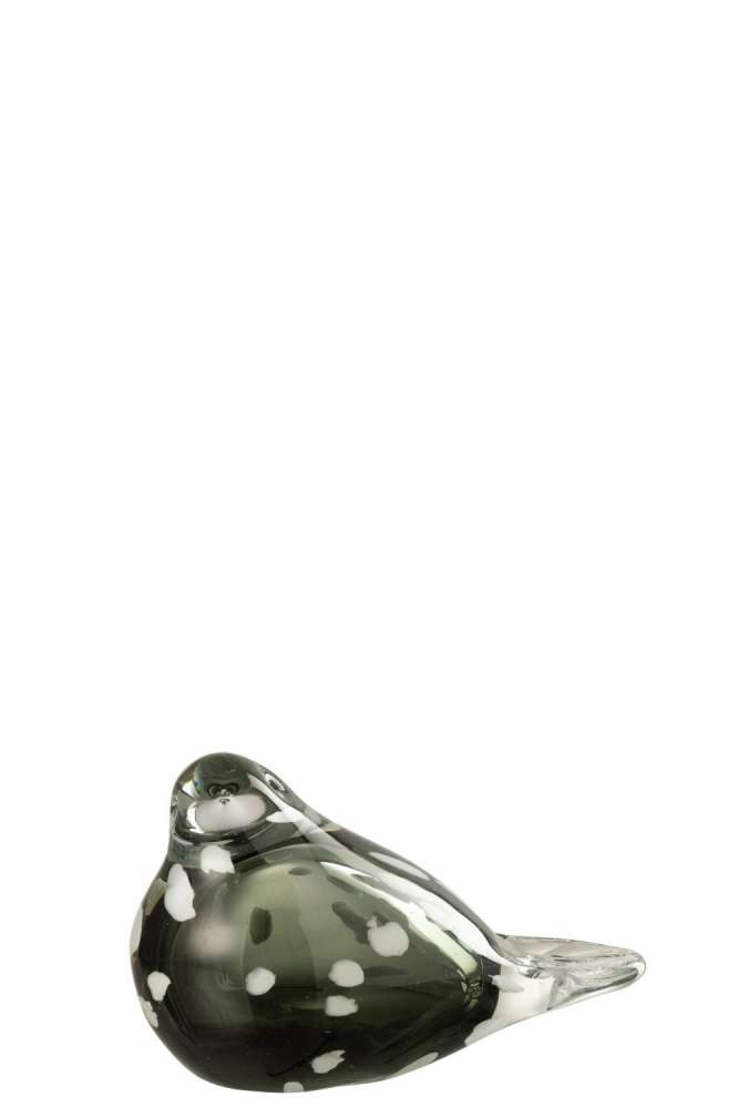 BIRD GLASS WHITE/BLACK SMALL