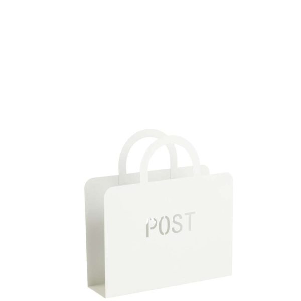 BAG MAGAZINE METAL WHITE