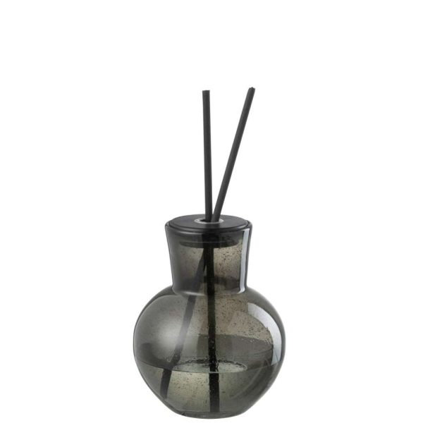 SCENTED OIL VASE LID OLIVE&FRANKINCENSE GLASS GREEN
