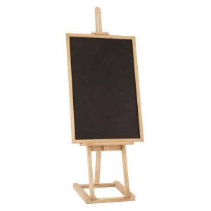 BLACK BOARD EASEL MANGO WOOD NATUREL