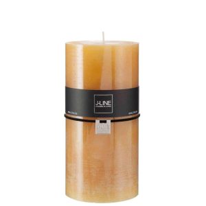 CYLINDER CANDLE OCHRE XXL-150H