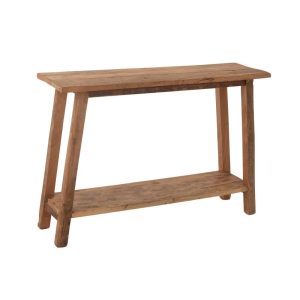 CONSOLE SQUARE RECYCLED WOOD NATURAL