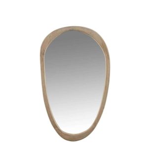 MIRROR IRREGULAR MANGO WOOD LARGE