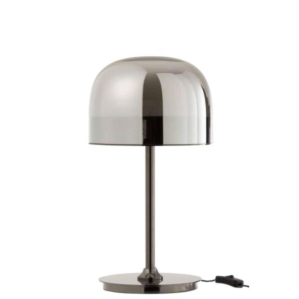 TABLE LAMP TOPJA GLASS/METAL/SILVER