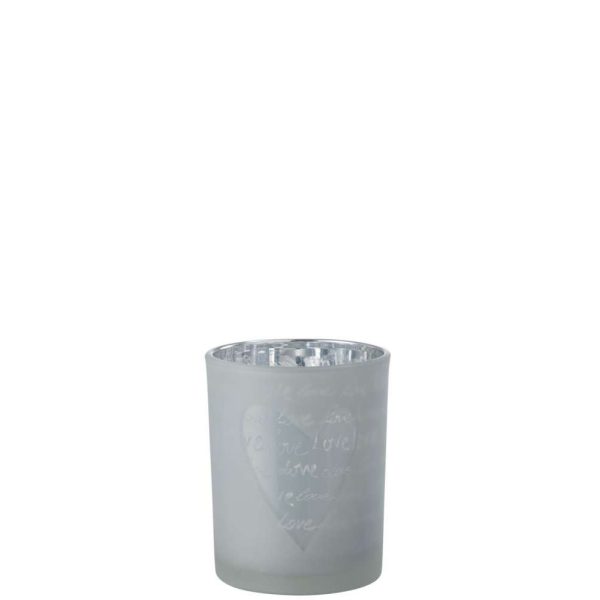 HURRICANE LOVE GLASS WHITE MEDIUM