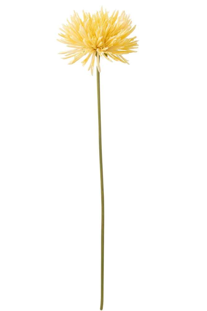 CHRYSANTH PLASTIC LIGHT YELLOW