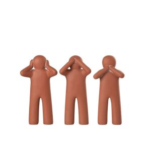 P'TIT MAURICE SEE/HEAR/SPEAK POLY TERRA SMALL ASSORTMENT OF 3
